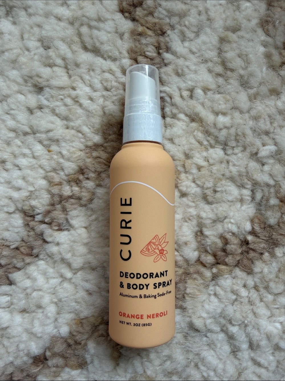 Curie Orange Neroli Deodorant & Body Spray – Peach